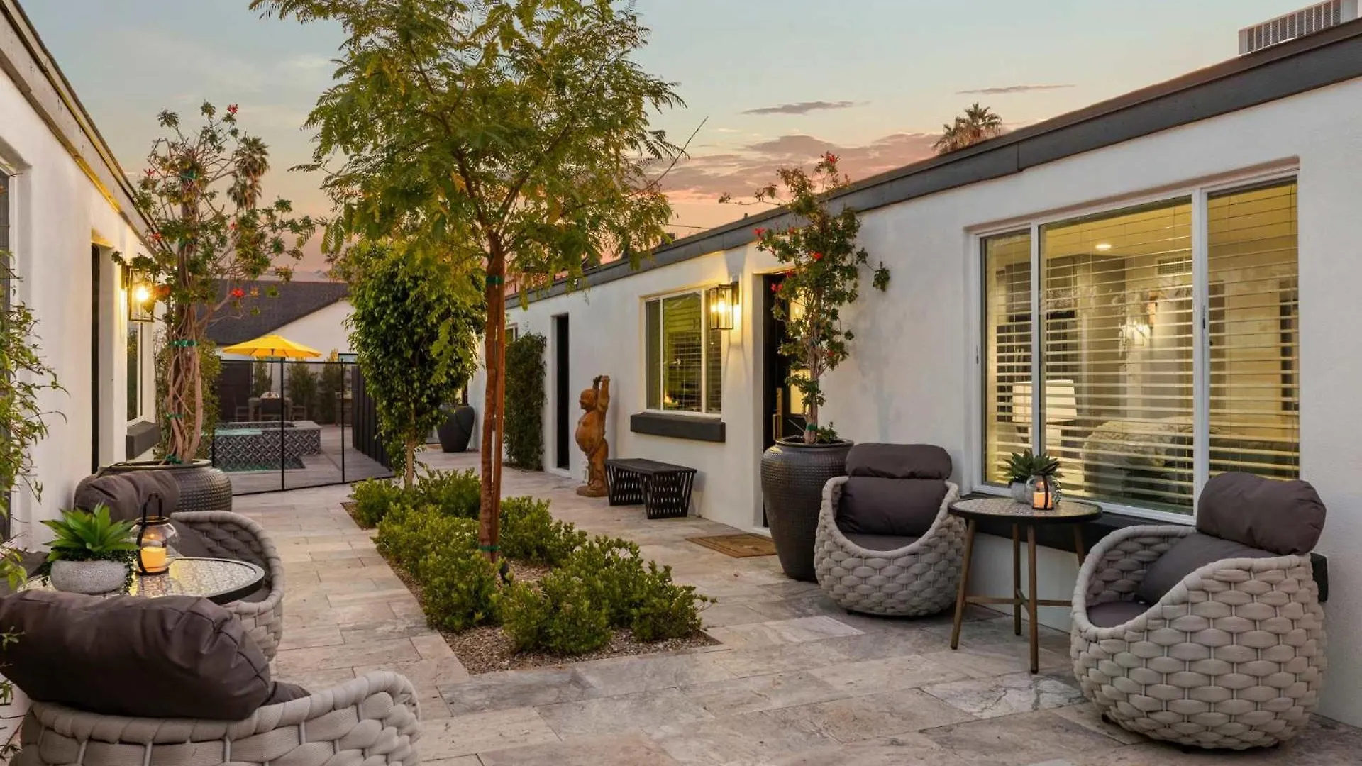 別荘 Montecito Luxe Home - 3-Villa Retreat With Pool Courtyard フェニックス